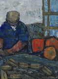 Load image into Gallery viewer, Mid Century Original Vintage Oil Painting from Sweden
