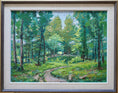 Load image into Gallery viewer, Original Mid Century Landscape Oil Painting from Sweden
