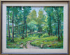 Original Mid Century Landscape Oil Painting from Sweden