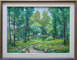 Original Mid Century Landscape Oil Painting from Sweden