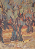 Load image into Gallery viewer, Mid Century Original Landscape Oil Painting From Sweden by A Nilsson
