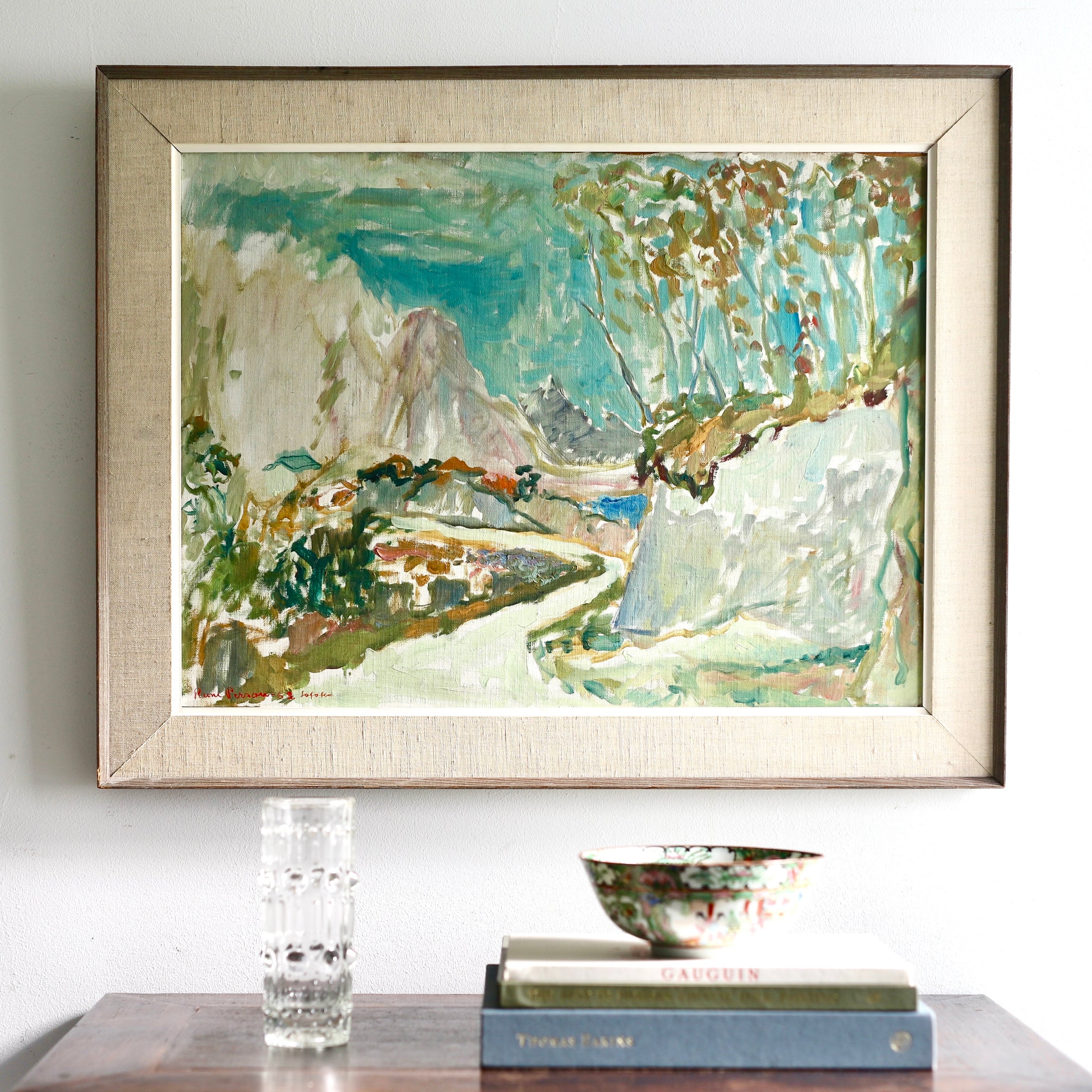 Vintage Art Room Oil Painting From Sweden by R Persson