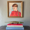 Load image into Gallery viewer, Vintage Art Room Mid Century Portrait Sweden
