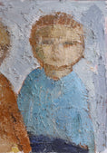 Load image into Gallery viewer, Vintage Children's Portrait Oil Painting From Sweden
