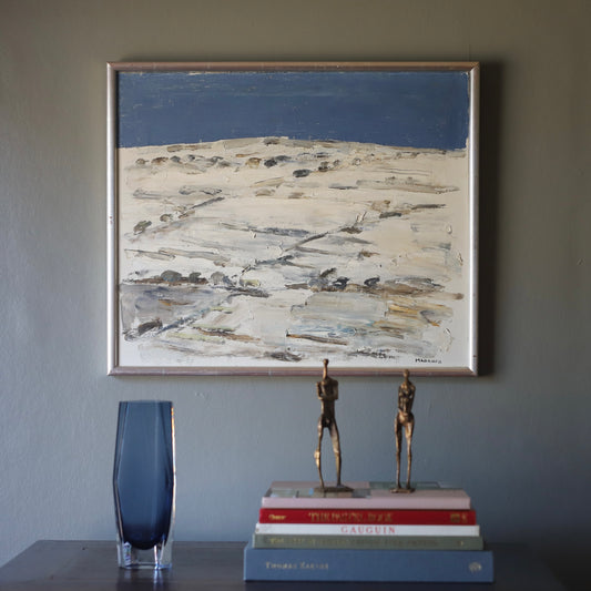 Vintage Original Landscape Oil Painting By S Markhed Sweden