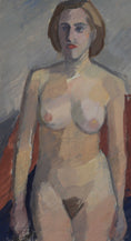 Load image into Gallery viewer, Vintage Figurative Oil Painting by K Hanqvist from Sweden
