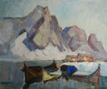 Load image into Gallery viewer, Mid Century Original Oil Painting From Sweden by K Norman
