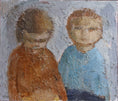 Load image into Gallery viewer, Vintage Children's Portrait Oil Painting From Sweden
