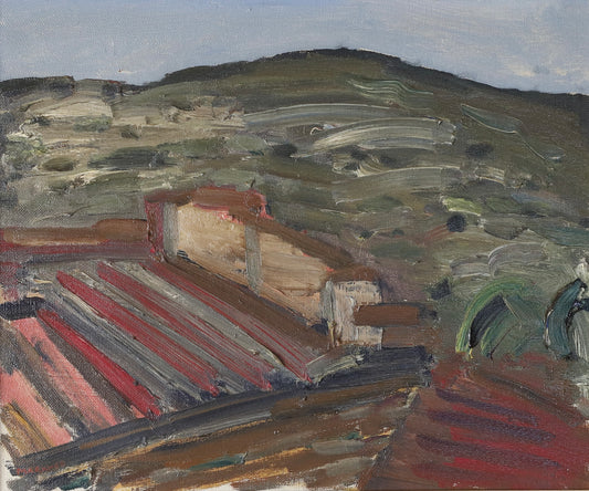 Vintage Original Landscape Oil Painting By S Markhed Sweden