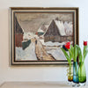 Vintage Art Mid Century Oil Painting By G Ekdahl Sweden