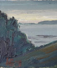 Load image into Gallery viewer, Vintage Art Room Mid Century Original Seascape from Sweden
