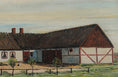 Load image into Gallery viewer, Original Vintage Farmhouse Oil Painting from Sweden
