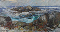 Load image into Gallery viewer, Vintage Art Coastal Oil Painting from Sweden
