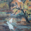 Load image into Gallery viewer, Mid Century Chicken Oil Painting From Sweden

