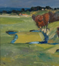 Load image into Gallery viewer, Vintage Landscape Oil Painting by T Nilsson from Sweden
