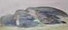 Vintage Art Room Mid Century Landscape Oil Painting From Sweden