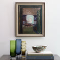 Load image into Gallery viewer, Mid Century Original Interior Oil Painting By O Lanner Sweden 1930
