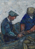 Load image into Gallery viewer, Mid Century Original Vintage Oil Painting from Sweden
