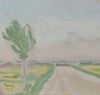 Swedish Vintage Landscape Oil Painting From Sweden