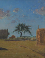 Antique Original Landscape Oil Painting From Sweden