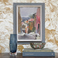 Load image into Gallery viewer, Mid Century Original Cityscape Oil Painting From Sweden

