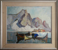 Load image into Gallery viewer, Mid Century Original Oil Painting From Sweden by K Norman
