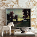 Load image into Gallery viewer, Mid Century Original Landscape Oil Painting From Sweden
