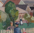 Load image into Gallery viewer, Mid Century Original Vintage Oil Painting from Sweden
