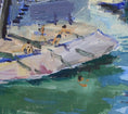 Load image into Gallery viewer, Mid Century vintage Original Parisian Oil Painting of Paris
