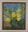 Load image into Gallery viewer, Vintage Art Still Life of Daffodils Original Oil Painting From Sweden
