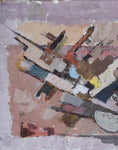 Load image into Gallery viewer, Vintage Original Abstract Oil Painting From Sweden
