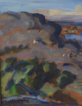 Load image into Gallery viewer, Vintage Coastal Painting from Sweden
