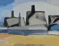 Load image into Gallery viewer, Vintage Art Mid Century Coastal Oil Painting from Sweden
