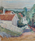 Load image into Gallery viewer, Vintage Art Mid Century Coastal Oil Painting by from Sweden
