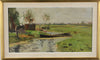 Mid Century Original Landscape Oil Painting From Sweden