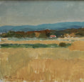 Load image into Gallery viewer, Original Vintage Farmhouse Oil Painting from Sweden
