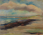 Vintage Original Coastal Oil Painting By H Ripa From Sweden 1944