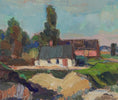 Load image into Gallery viewer, Mid Century Original Landscape Oil Painting By K Ohlsson Sweden
