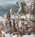 Load image into Gallery viewer, Vintage Mid Century Seascape Oil Painting From Sweden by L Herder
