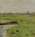 Load image into Gallery viewer, Mid Century Original Landscape Oil Painting From Sweden
