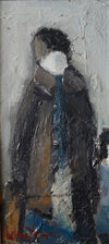 Original Mid Century Figurative Painting From Sweden