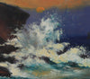 Vintage Coastal Painting by from Sweden by E Larsson 1958