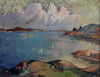 Original Oil Painting Vintage Mid Century From Sweden by G Strom