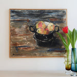 Mid Century Still Life Oil Painting from Sweden