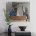 Load image into Gallery viewer, Vintage Mid Century Still Life Oil Painting From Sweden
