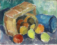 Load image into Gallery viewer, Mid Century Vintage Art Still Life Oil Painting From Sweden
