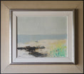 Load image into Gallery viewer, Vintage Mid Century Coastal Oil Painting By G Arne Sweden
