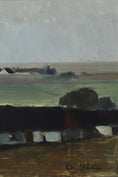 Load image into Gallery viewer, Mid Century Original Landscape Oil Painting from Sweden
