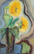 Load image into Gallery viewer, Vintage Art Room Original Floral Still Life Oil Painting Sweden
