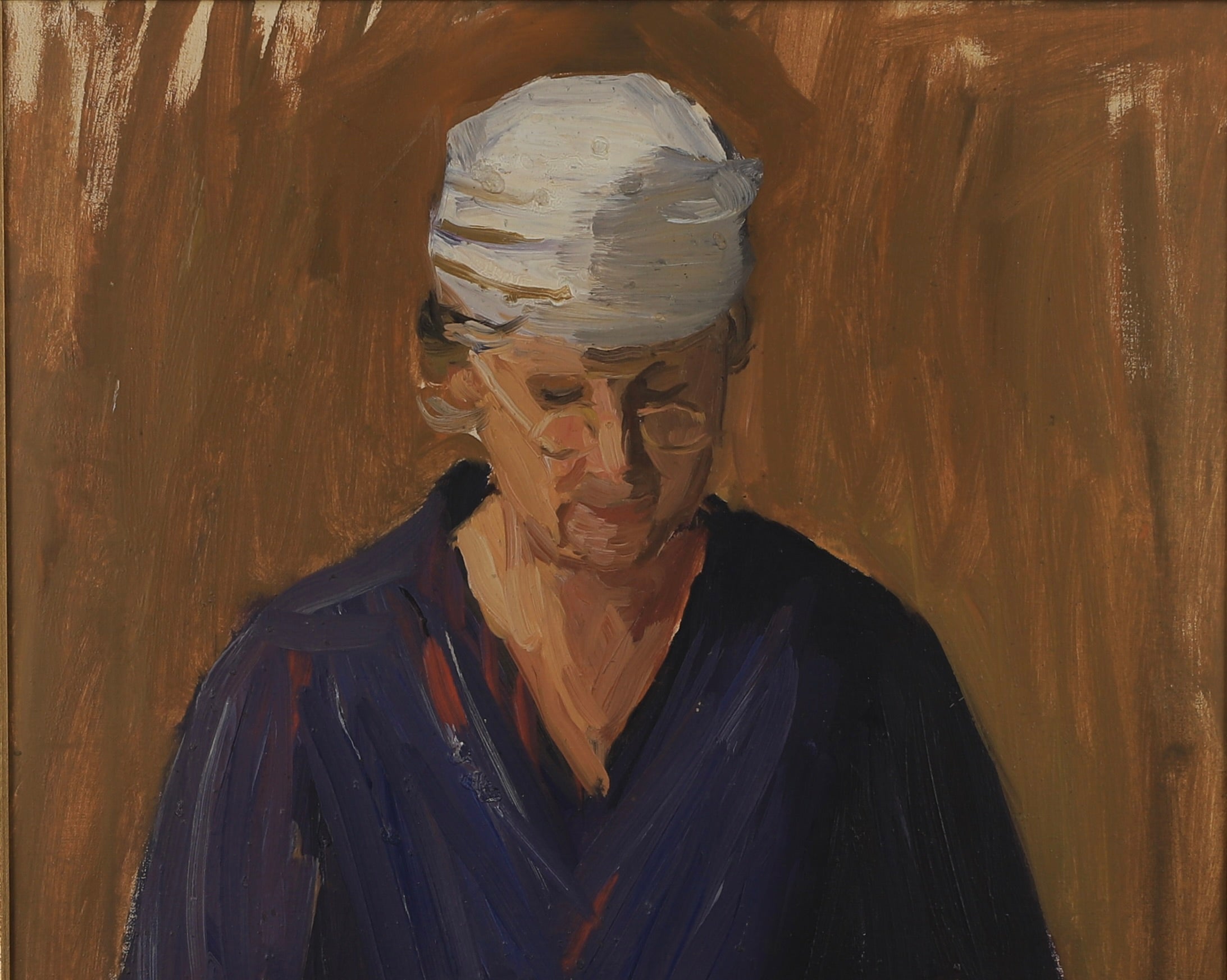 Vintage Art Room Mid Century Portrait Sweden